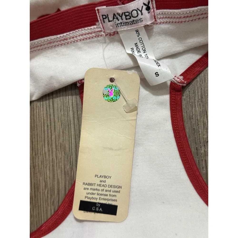 Y2K Vintage Playboy Kiss My Bunny Head Briefs Underwear‎ Size S